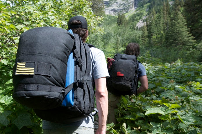 Hiking with GR2 and Brick Bag Attached
