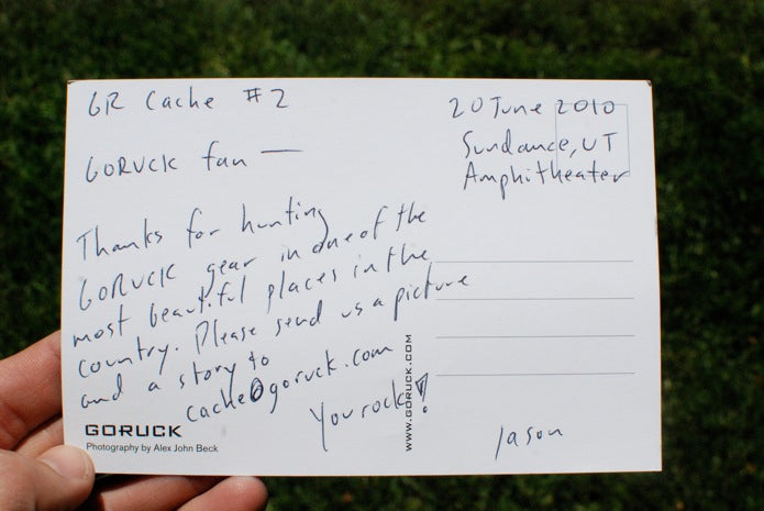 GR Cache #2, Amphitheater, Sundance, Utah