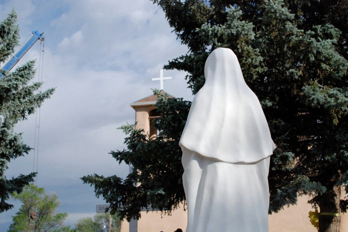 A Mission and Dennis Hopper, Around Taos, New Mexico