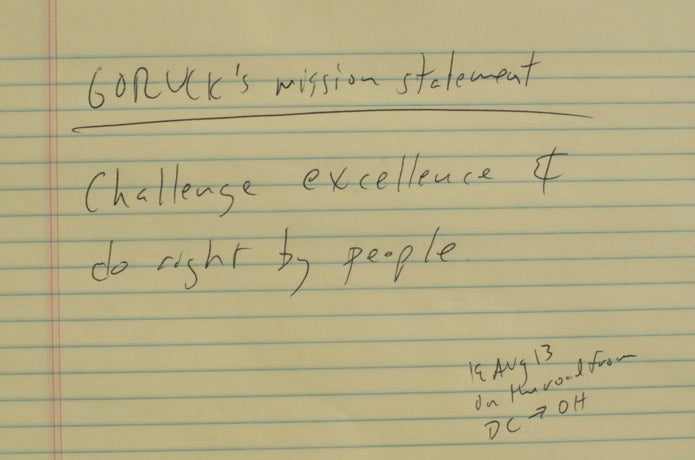 The State of GORUCK, Edition 2: Mission Statement
