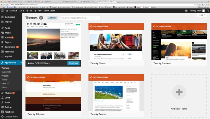 GORUCK News and WordPress and NOT Being Special