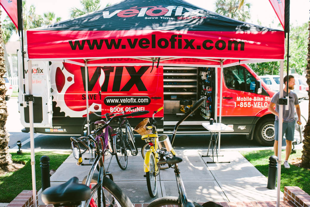 Velofix Mobile Bike Shop stops by GRHQ