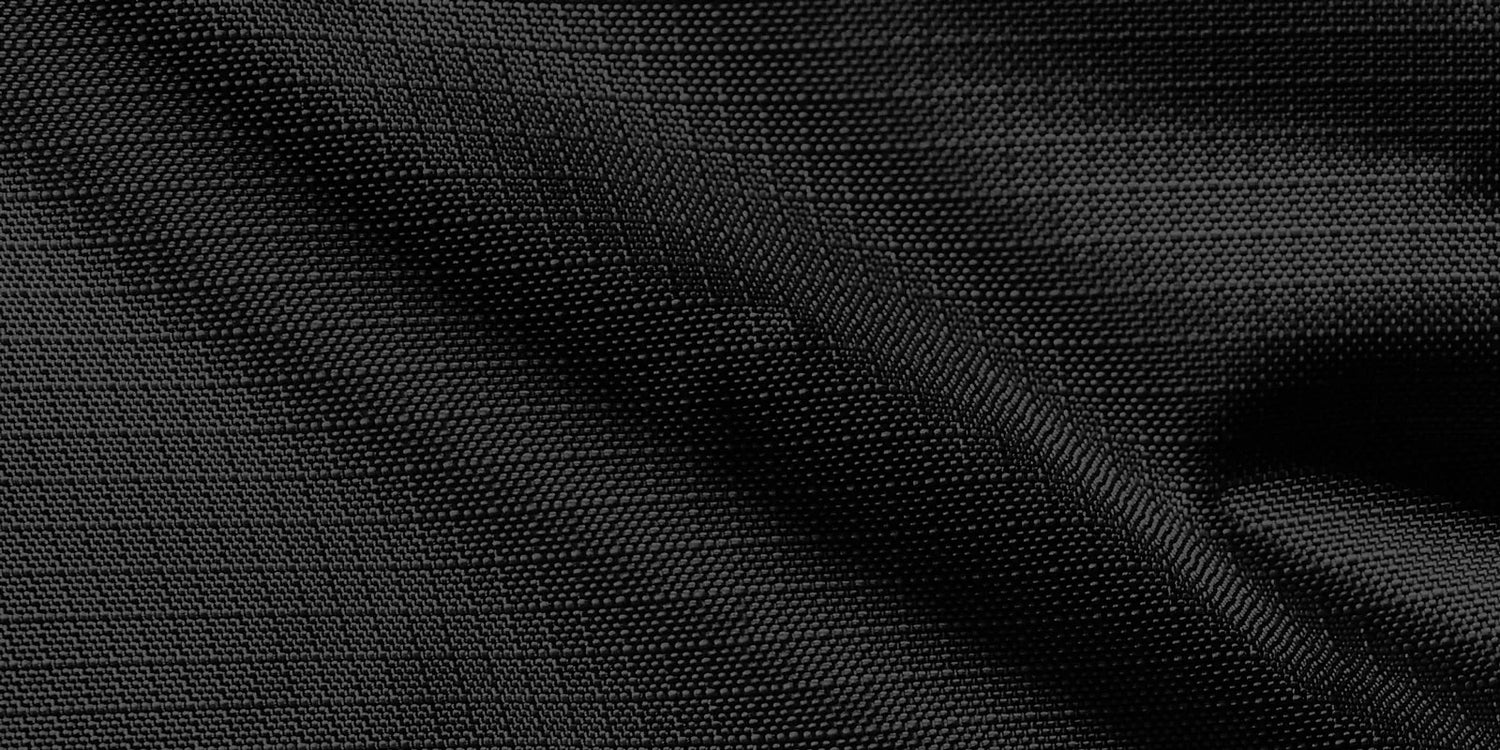 Close-up of black Ripstop Robic fabric texture for durable GORUCK rucking gear