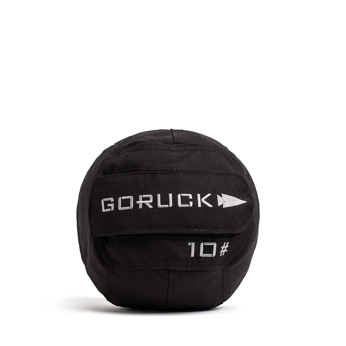 Black GORUCK 10-pound weighted sandbag for rucking gear and training