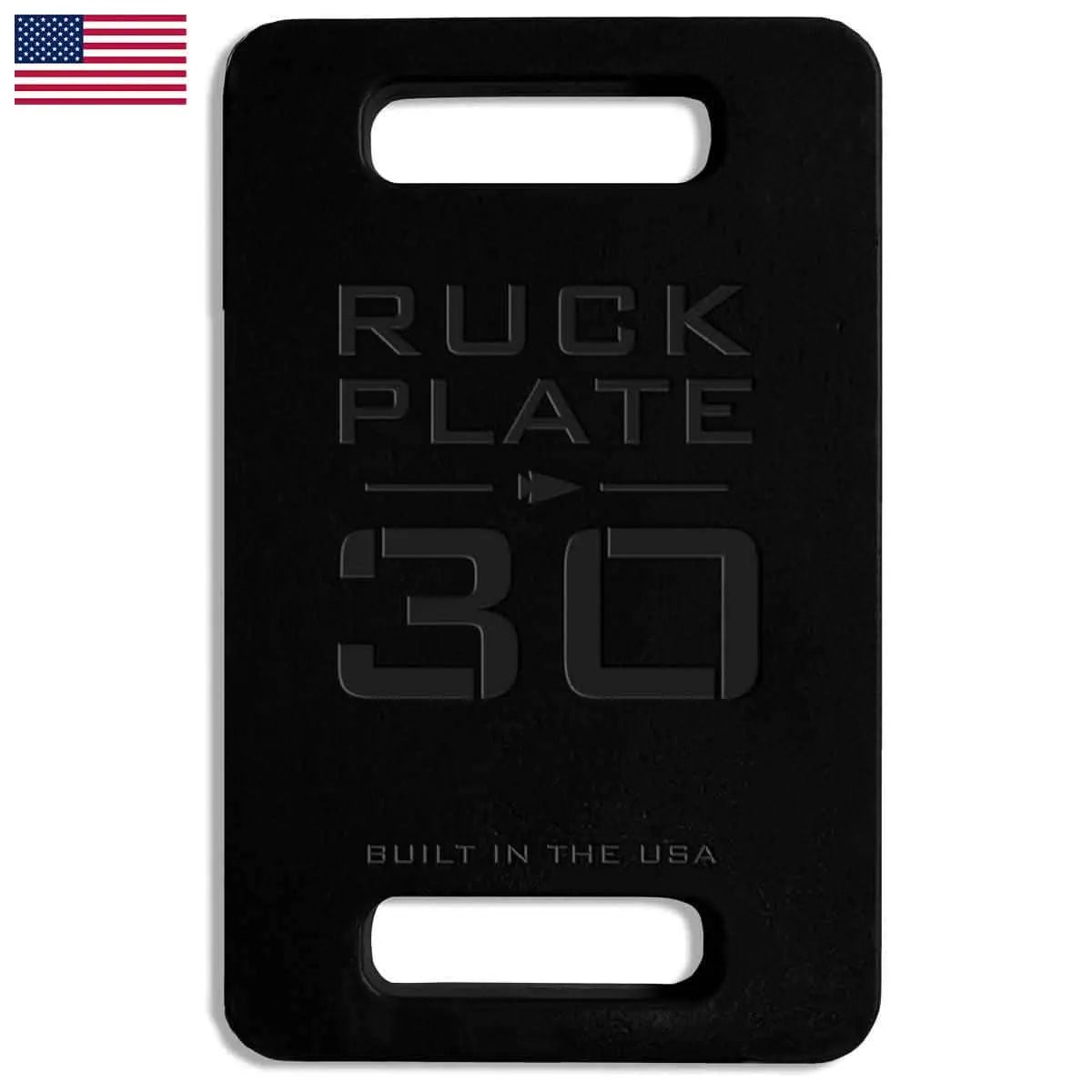 A black GORUCK Ruck Plate features the text