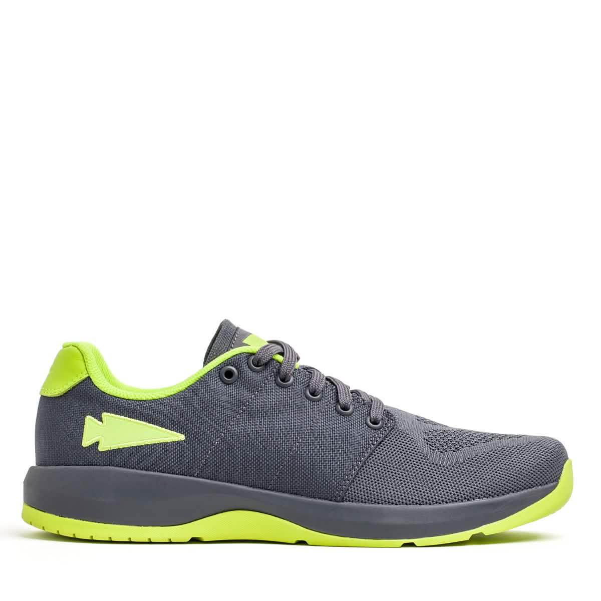 lime green and gray shoes