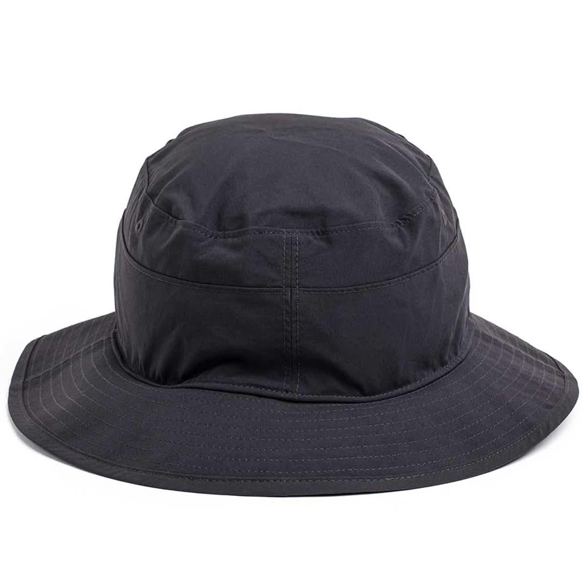 GORUCK black boonie hat with wide brim and durable stitching, ideal for outdoor rucking gear