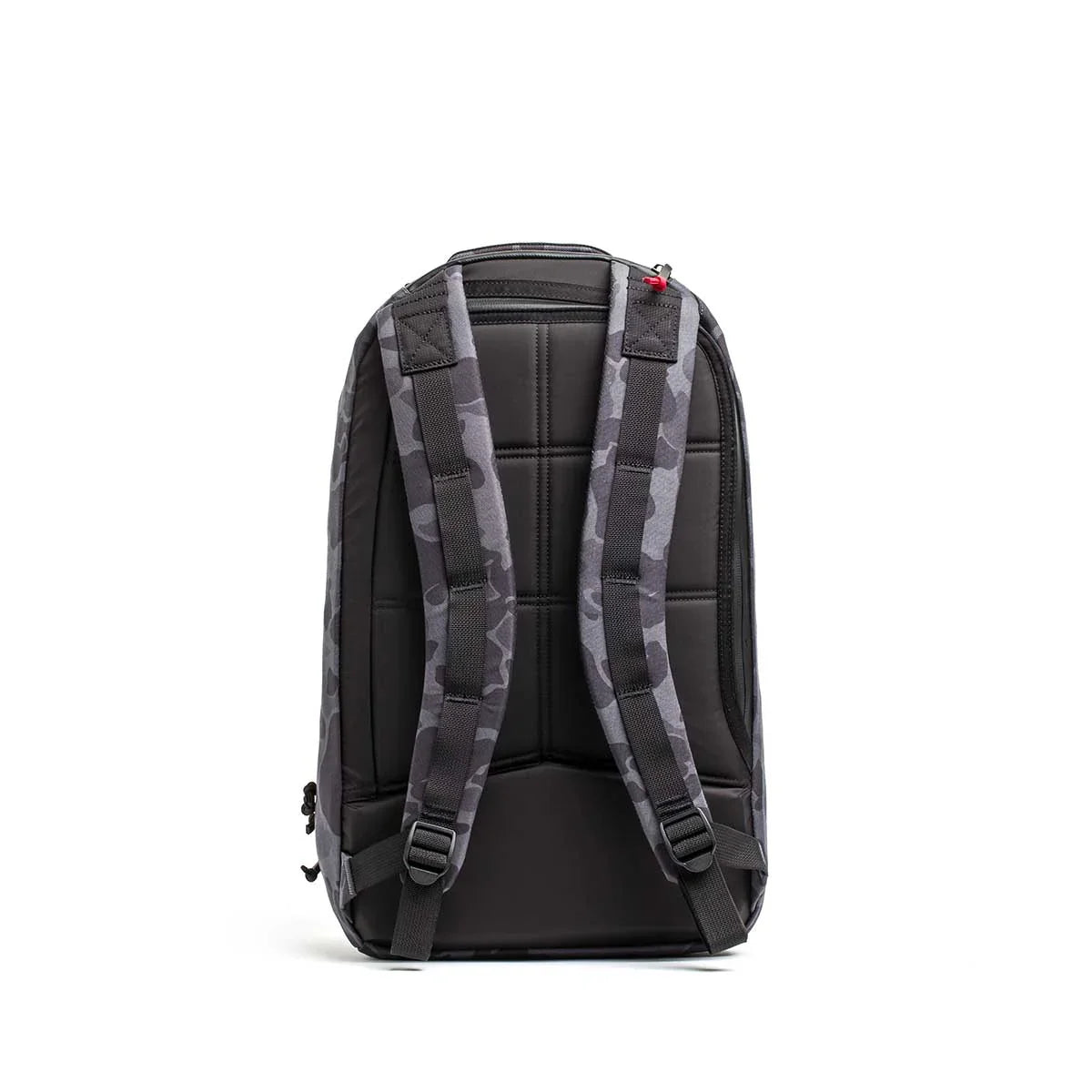 GORUCK Bullet Ruck 16L black frogskin camo backpack with padded shoulder straps