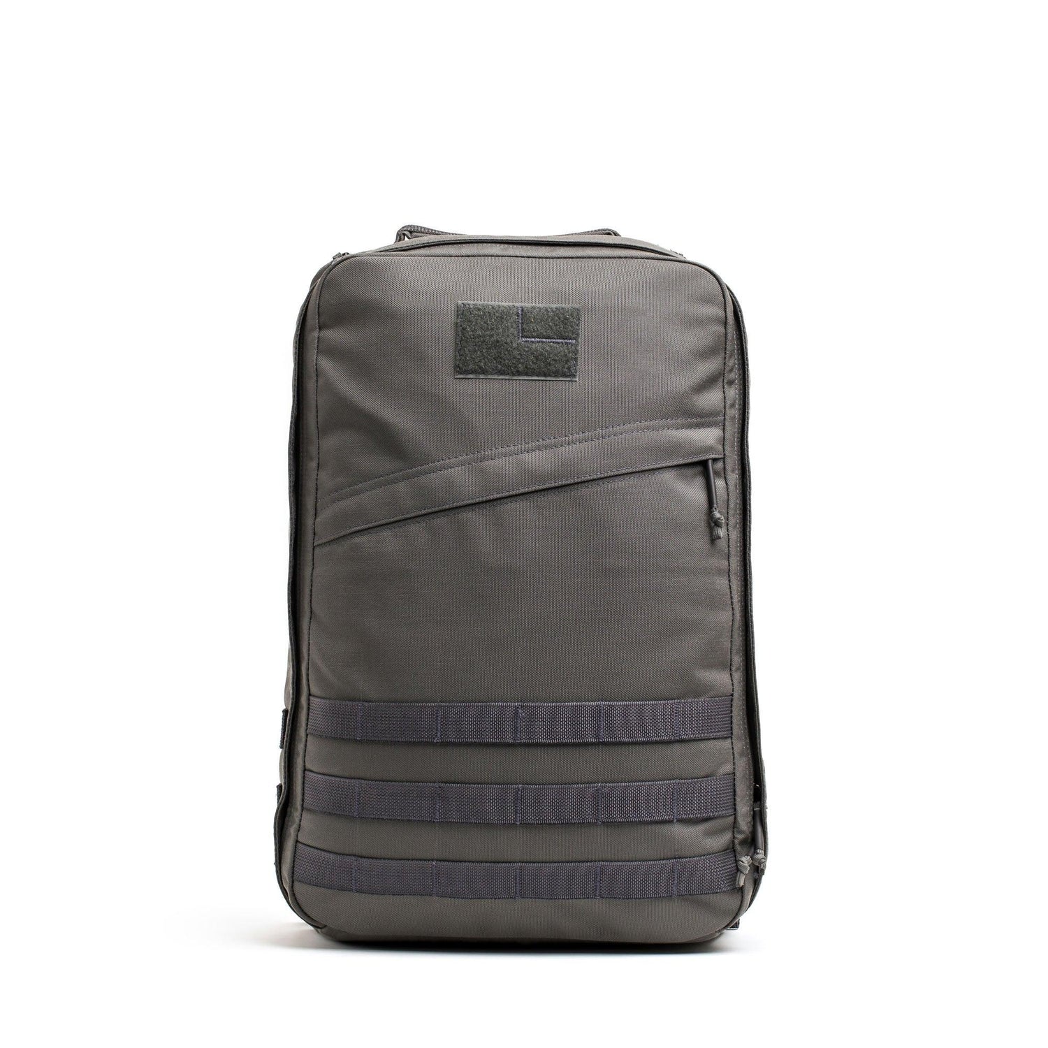 GORUCK Wolf Grey durable rucking backpack with aqua guard top stash pocket and modular webbing