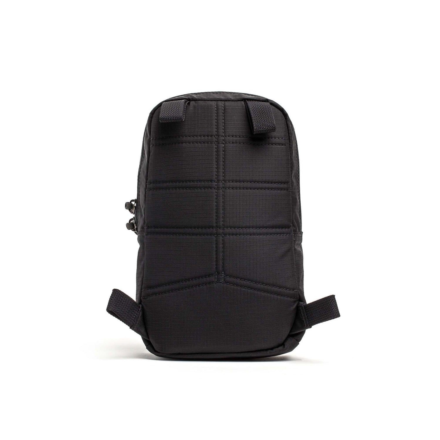 GORUCK black tactical pouch with grey interior, durable rucking gear with reinforced stitching and straps