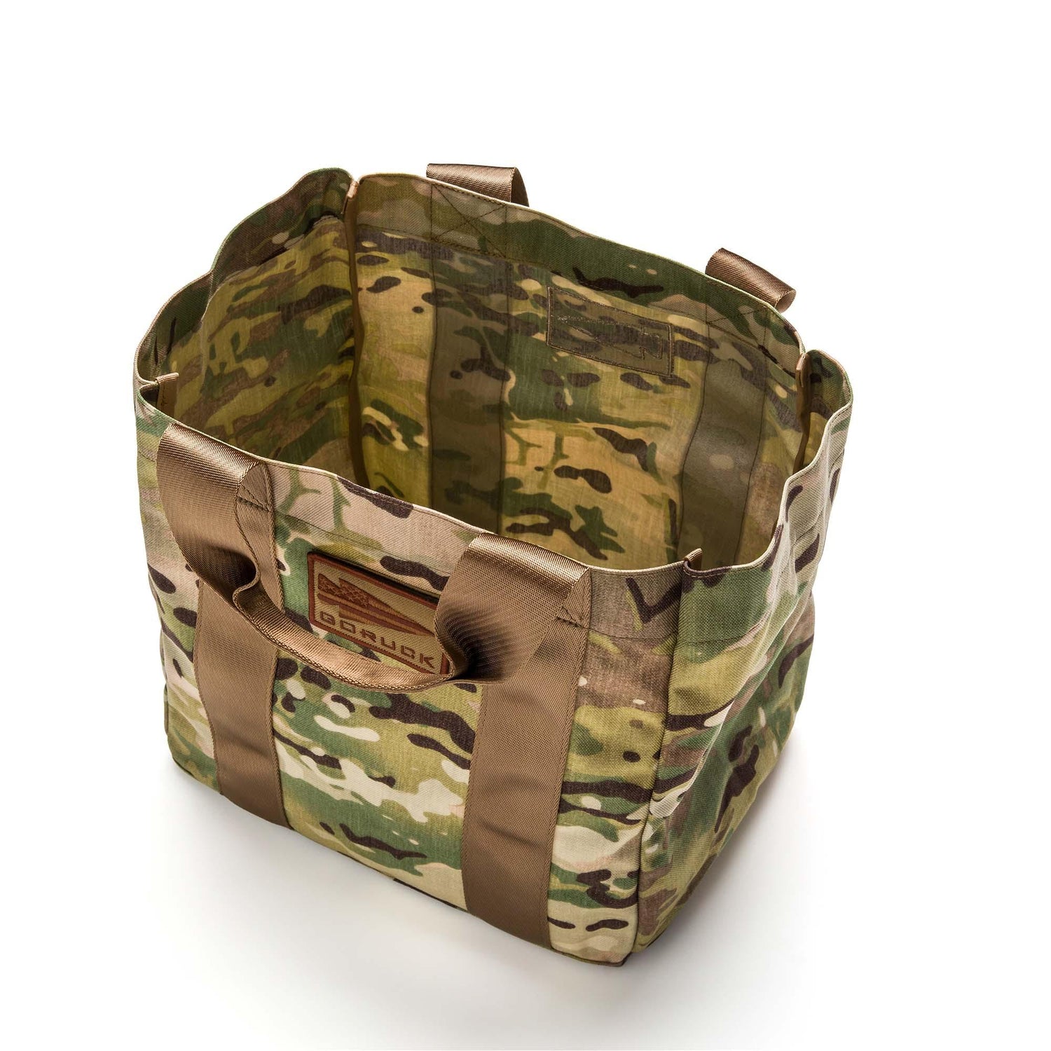 GORUCK GroceryGetter large tactical bag in Multicam pattern with durable handles and open top
