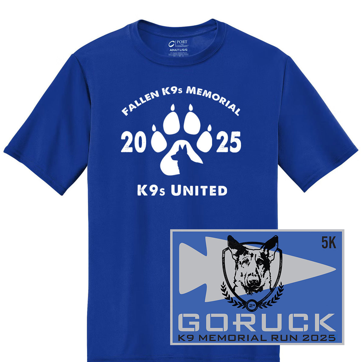 Court Dog Pullin' Rank　g-rap g-luv National Police K9 Day: 2025 Fallen K9 Memorial Virtual Run