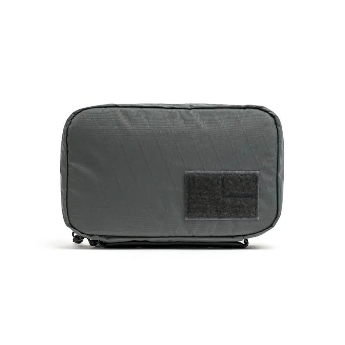 GORUCK Lead GR1 Field Pocket in charcoal gray with red interior, durable tactical gear pouch