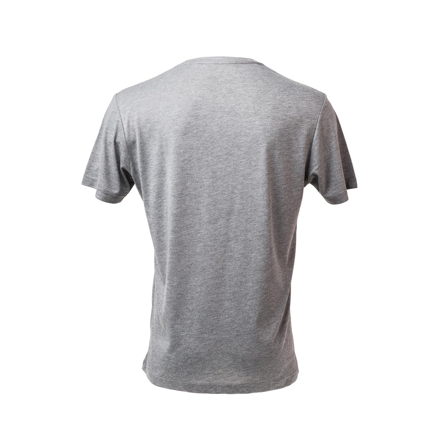 Men's heather grey short sleeve triblend t-shirt, back view, GORUCK gear