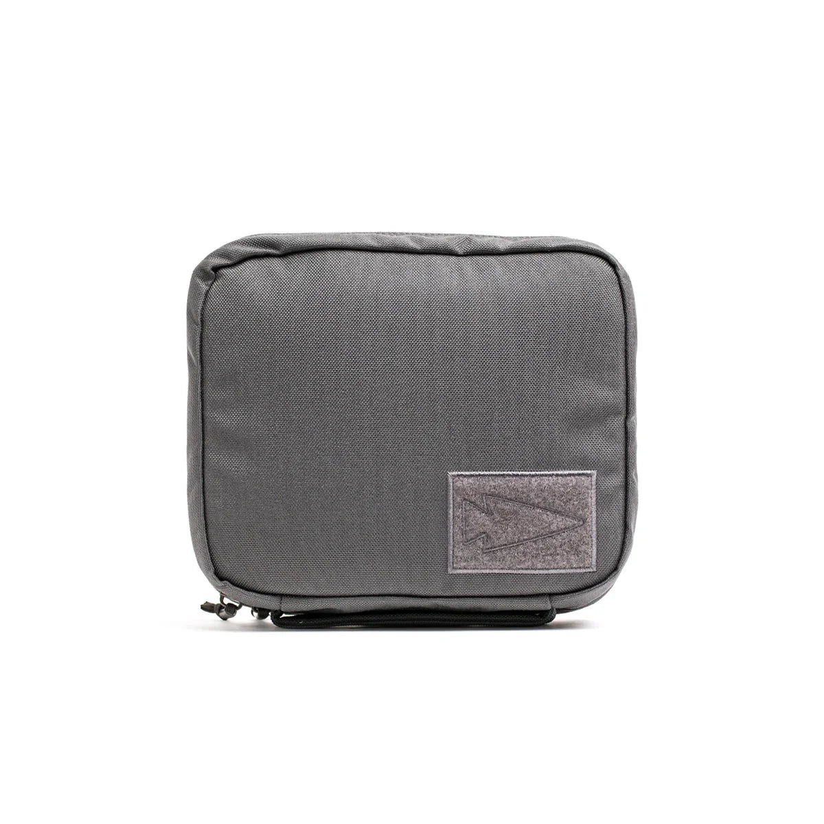 GORUCK padded field pocket in armor grey, durable rucking gear pouch with arrow patch