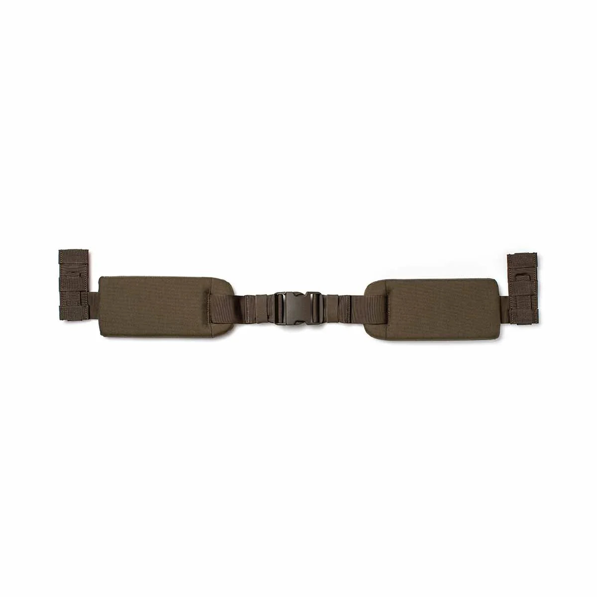 GORUCK padded hip belt in ranger green with adjustable buckle and webbing straps