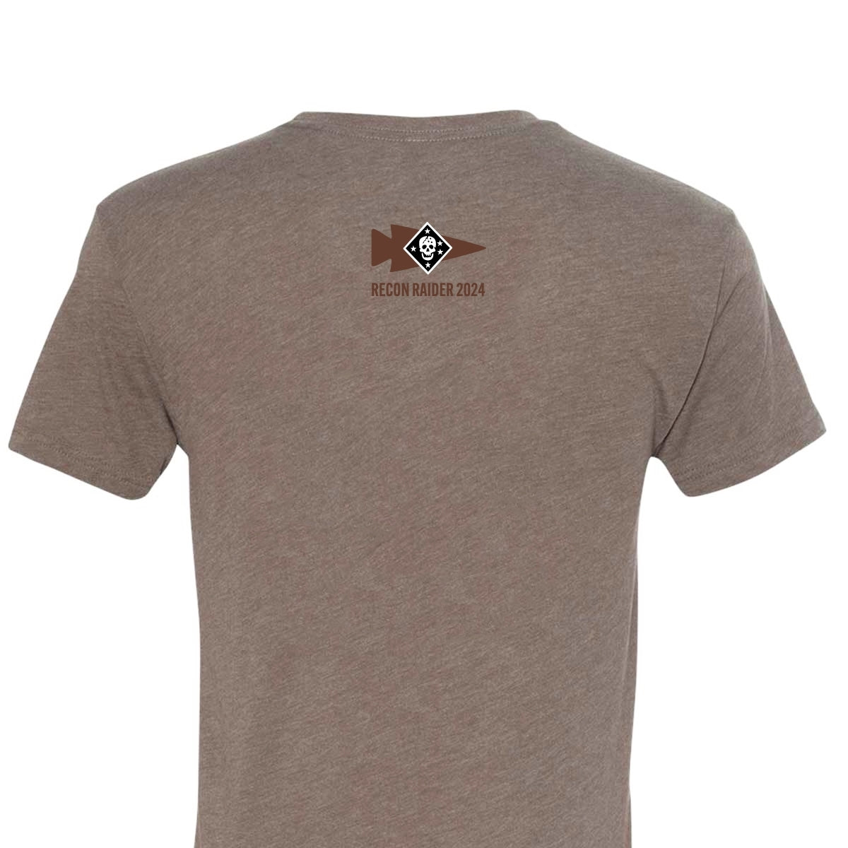 The back of the Recon Raider San Diego Event Tee - Tri-Blend features a