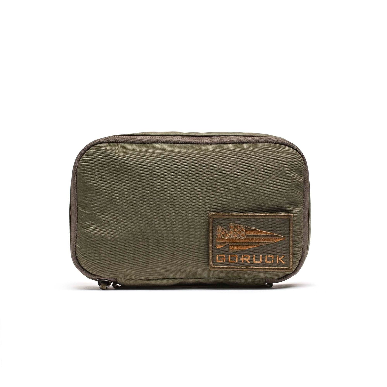 GORUCK Shadow Pocket Ranger Green medium pouch with logo patch, durable rucking gear