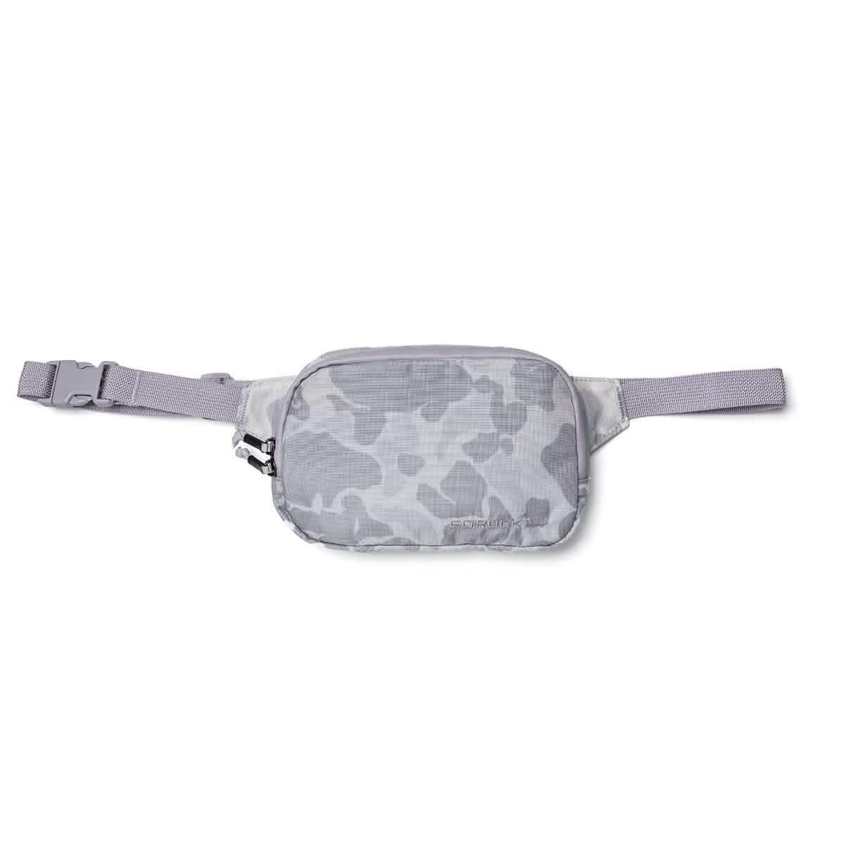 GORUCK Arctic camo Robic waist pack with adjustable strap on white background