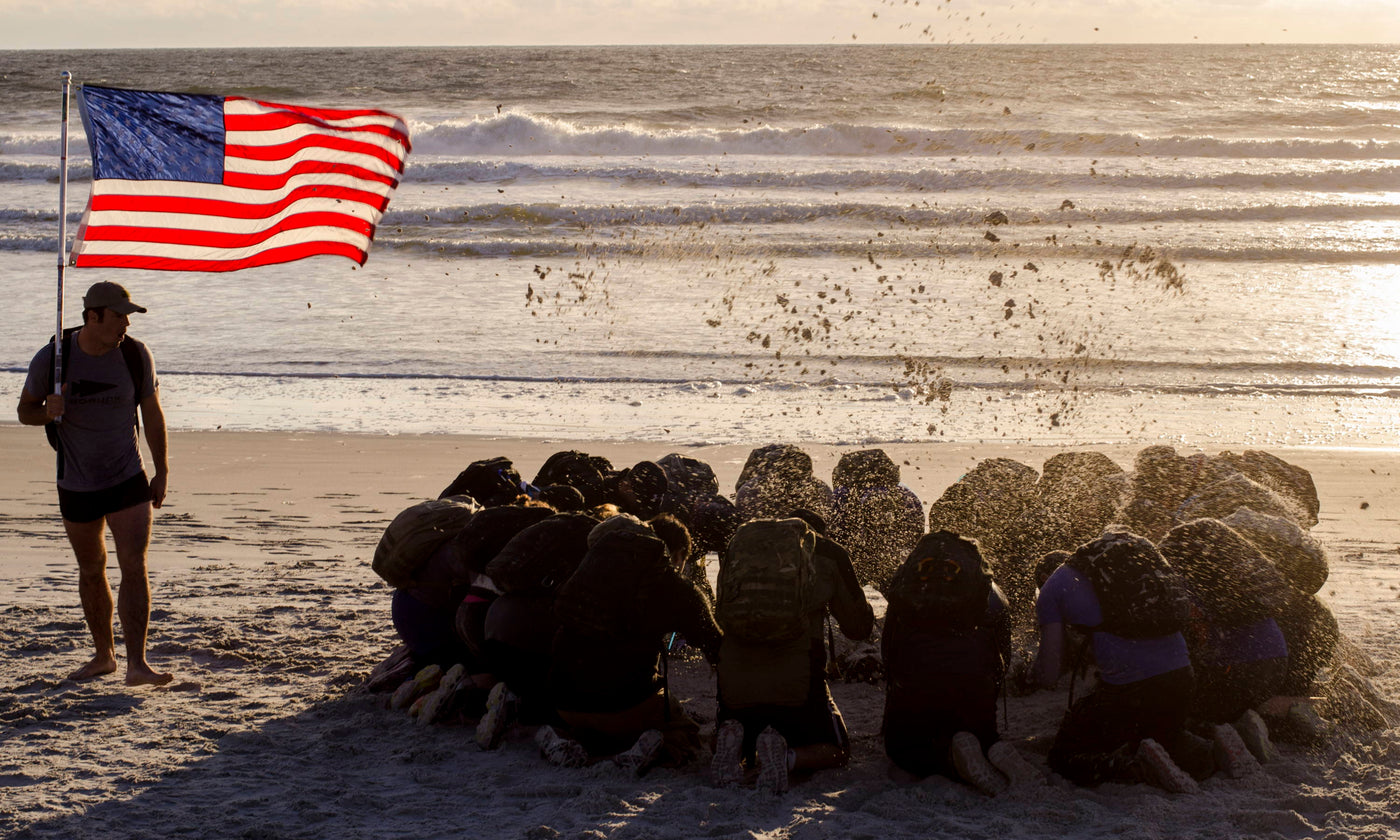 GORUCK Special Forces Cadre leading a GORUCK Challenge Event