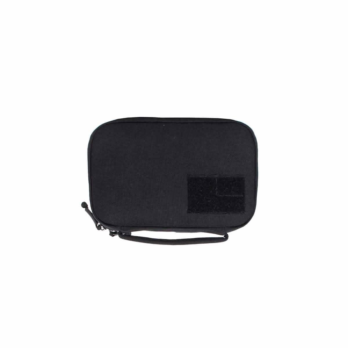GORUCK black tactical gear organizer pouch with zipper and Velcro patch on front