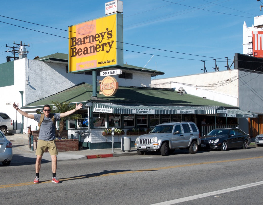 Jaywalking to Barney’s Beanery, West Hollywood