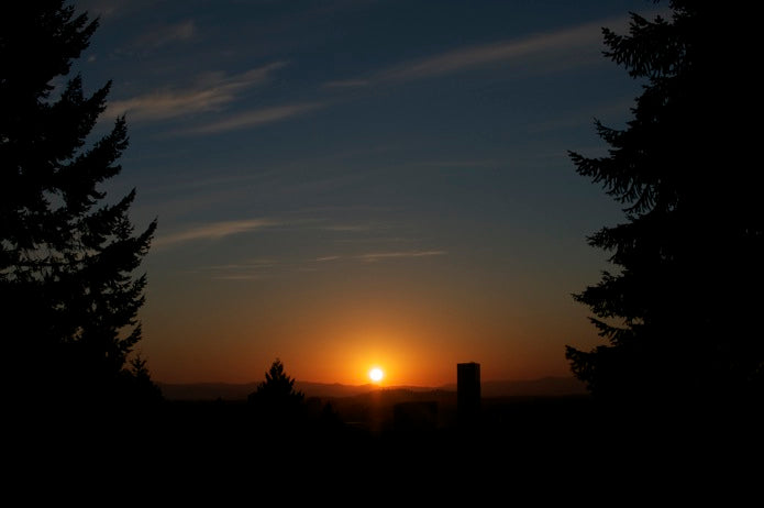 A Sunrise in Portland, Oregon