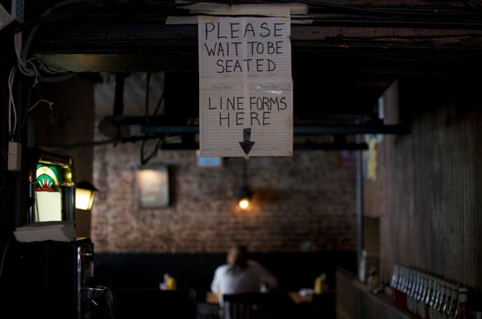 No Line at the Corner Bistro, New York City, New York