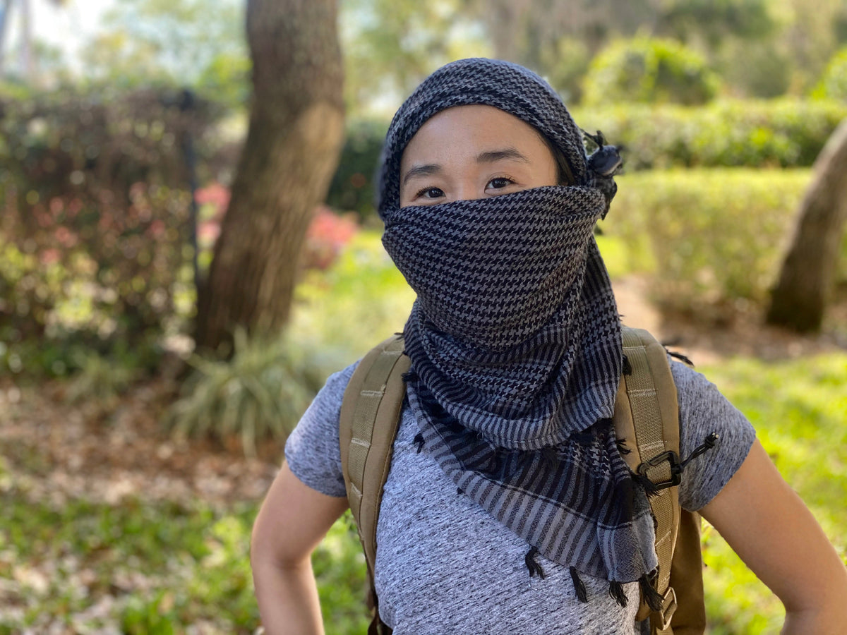 How to Wear a Shemagh as a Makeshift Face Mask