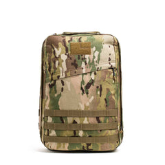 The GR1 USA - Cordura is a rectangular, camouflage-patterned rucksack with multiple zippers and front MOLLE webbing, built to Special Forces grade backpack standards.