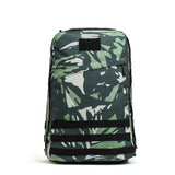 The GR1 rucksack features green and white camouflage, black straps, and a front zipper pocket, shown on a white background.