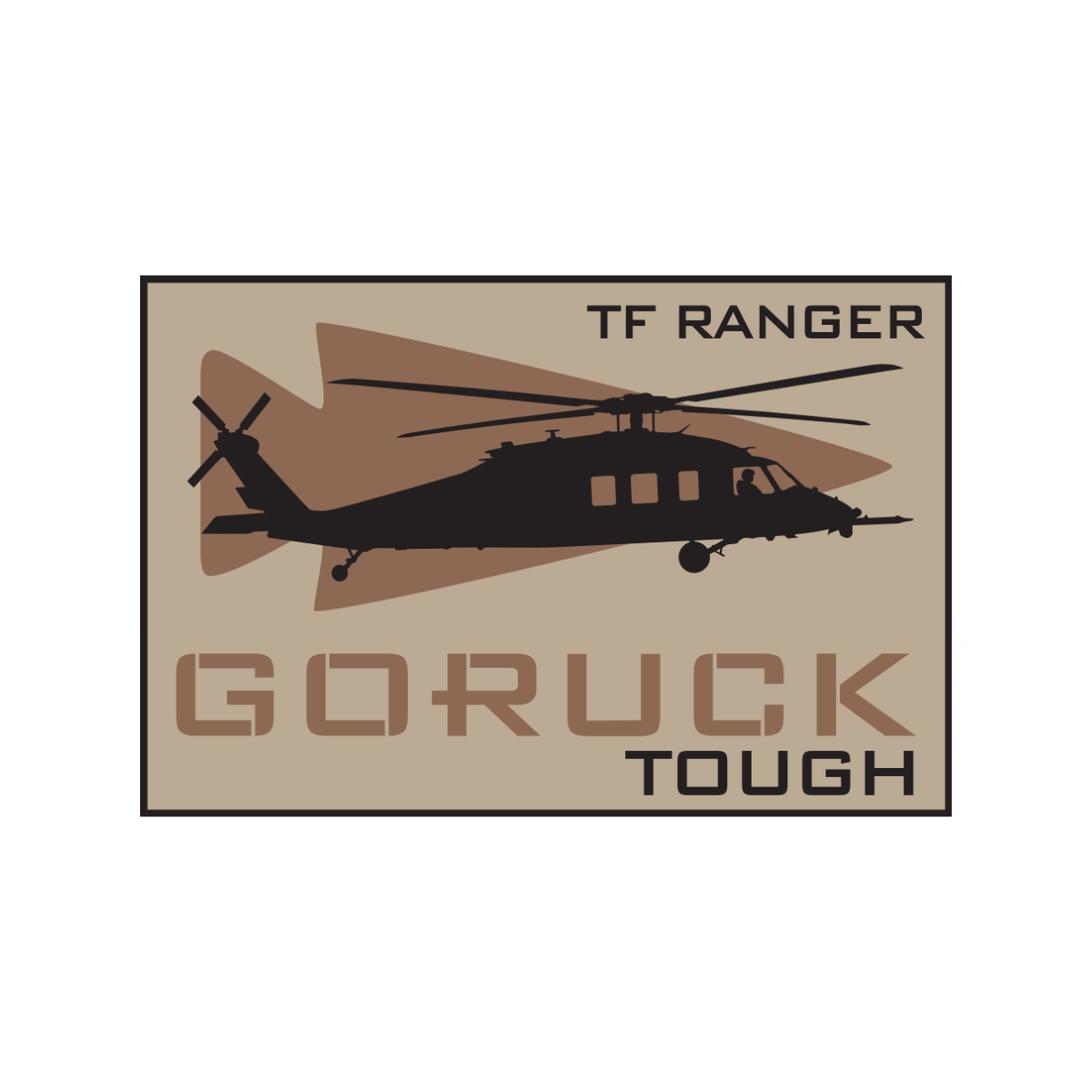 Black helicopter silhouette with 