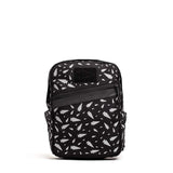 GORUCK black rucksack with white geometric pattern, front zipper pocket, tough rucking gear