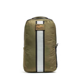 GORUCK Basic Rucker backpack in ranger green with reflective stripe, front view