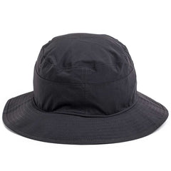 The Boonie Hat - Slick - ToughDry features visible brim stitching in a military-style design, shown here in solid black against a white background.