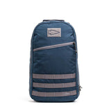 GORUCK Bullet 15L rucksack in dark sea blue with armor grey accents, front view