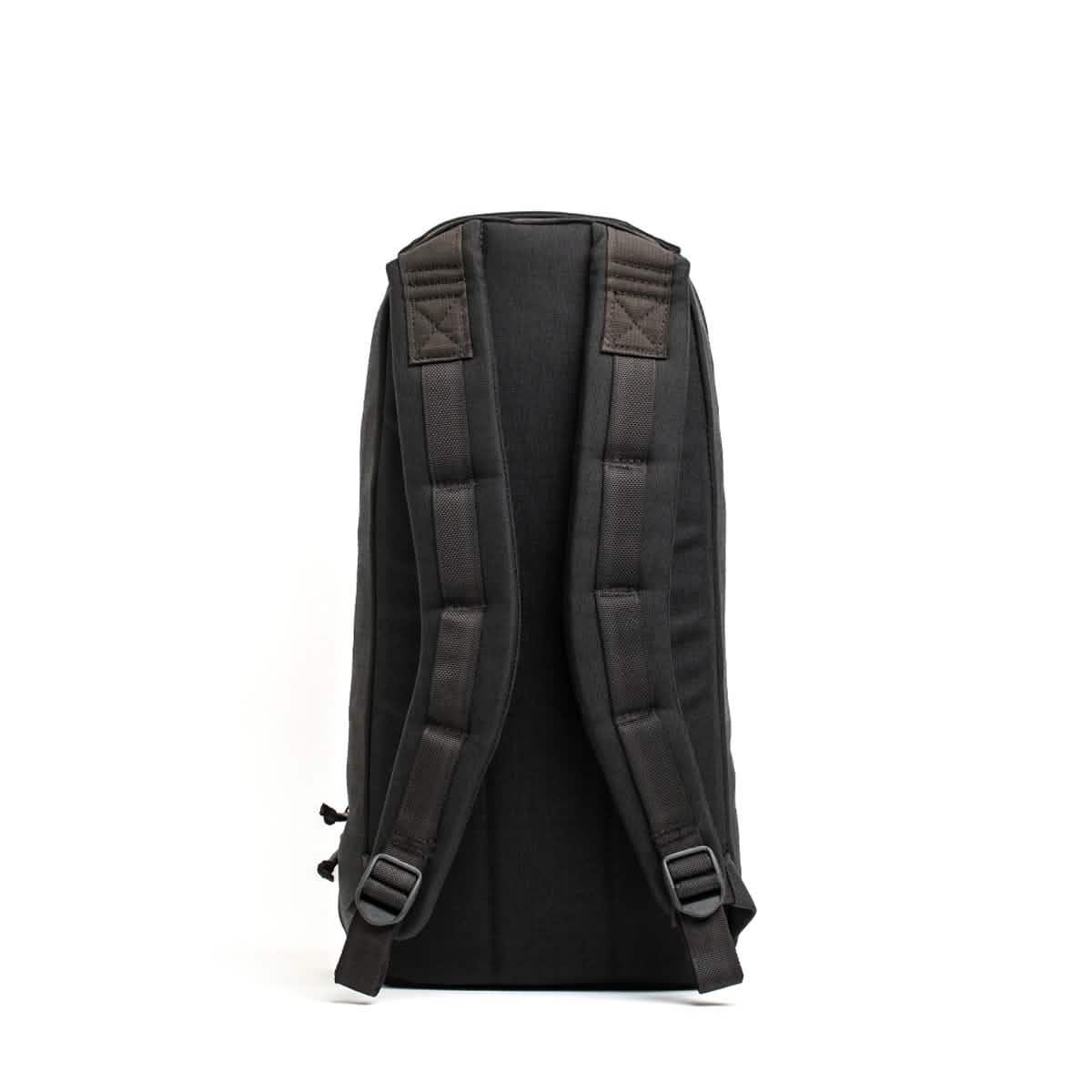 GORUCK Bullet Ruck 10L black rucksack backpack with padded straps, back view
