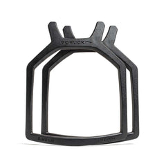 GORUCK 6.25 LB pair ruck chest plates, black steel, on white background for rucking gear