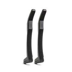 GORUCK ruck chest plates 9.25LB pair, black curved weights on white background