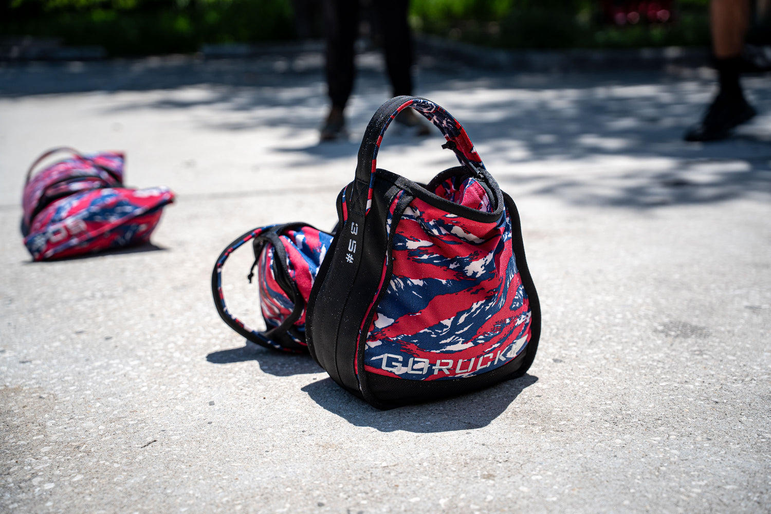 A Sand Kettlebells bag with 