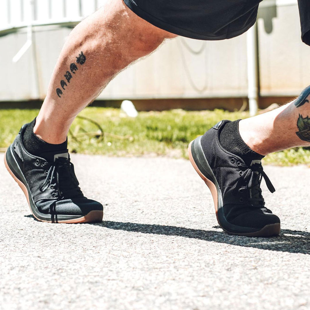 Men's Ballistic Trainers - Blackout w/ Black Reflective