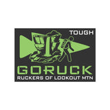 GORUCK Ruckers of Lookout Mountain patch with hiker and waterfall graphic