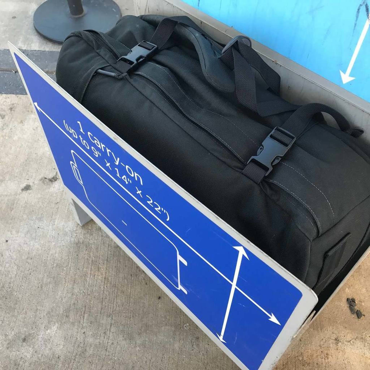 Hands-Free Because Roll Bags Suck