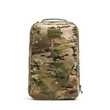 GORUCK GR1 21L XPAC backpack in Multicam camouflage pattern, front view on white background