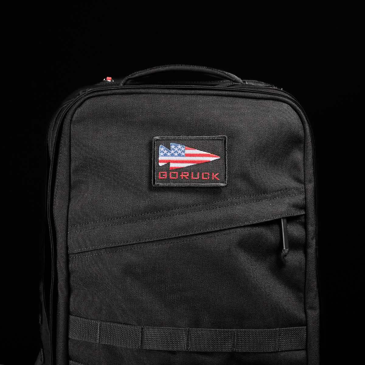 GORUCK GR2 26L BLACK パッチ、チェストストラップ付き GORUCK GR2 26L BLACK パッチ、チェストストラップ付き