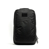GORUCK GR2 black rucksack with front zipper pocket and velcro patch panel
