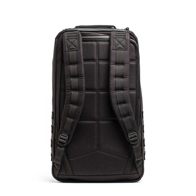 The GR2 USA - Cordura backpack stands upright, shown from the back with padded shoulder straps and a top handle—ideal as a Special Forces rucksack or versatile travel backpack.