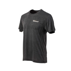 The GORUCK Bud Tee - Tri-Blend is a dark gray premium shirt with "Chinick" in white script on the left chest—bold and ideal for everyday wear.