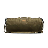 GORUCK Ranger Green 38L gym bag with handles and shoulder strap on white background