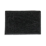 GORUCK black Velcro loop patch with stitched spearhead design